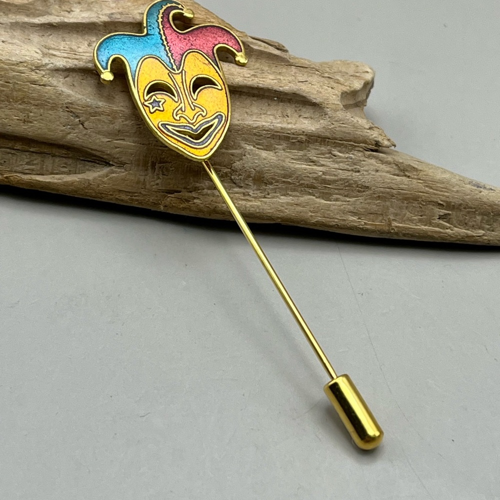 Colorful Jester Stick Pin